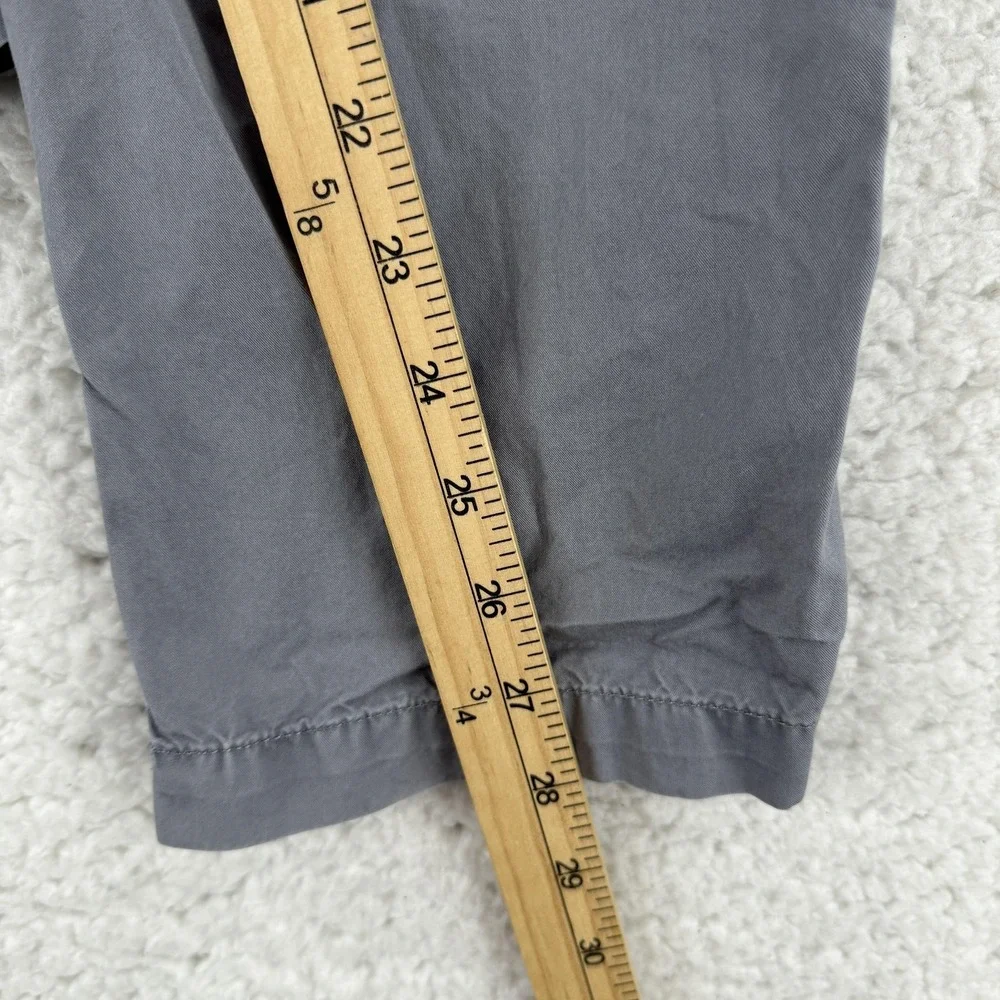 Banana Republic Aiden‎ Chino Pants Mens 30x28 Gray Regular Fit Cotton Casual